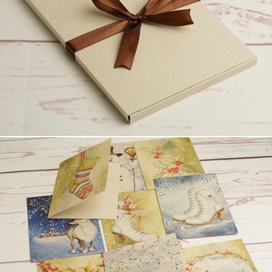 Karácsonyi képeslapok, üdvözlőlapok karácsonyra, üdvözlet, ajándék szettben, 9 üdvözlőlap szalaggal összeköthető tokkal - karácsony - karácsonyi ajándékozás - karácsonyi képeslap, üdvözlőlap, ajándékkísérő - Meska.hu Karácsonyi képeslapok, üdvözlőlapok karácsonyra, üdvözlet, ajándék szettben, 9 üdvözlőlap szalaggal összeköthető tokkal - karácsony - karácsonyi ajándékozás - karácsonyi képeslap, üdvözlőlap, ajándékkísérő - Meska.hu