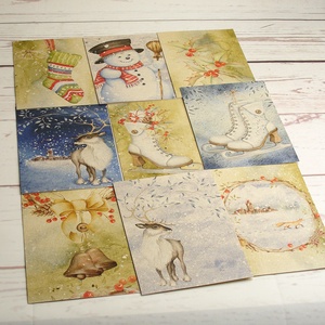 Karácsonyi képeslapok, üdvözlőlapok karácsonyra, üdvözlet, ajándék szettben, 9 üdvözlőlap szalaggal összeköthető tokkal - karácsony - karácsonyi ajándékozás - karácsonyi képeslap, üdvözlőlap, ajándékkísérő - Meska.hu Karácsonyi képeslapok, üdvözlőlapok karácsonyra, üdvözlet, ajándék szettben, 9 üdvözlőlap szalaggal összeköthető tokkal - karácsony - karácsonyi ajándékozás - karácsonyi képeslap, üdvözlőlap, ajándékkísérő - Meska.hu