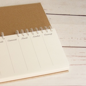 Cicás heti tervező, egyszerű spirálozott napló elöl-hátul cicákkal, egy oldal egy hét, két évre szóló macskás naptár - otthon & életmód - papír, írószer - naptár & tervező - Meska.hu