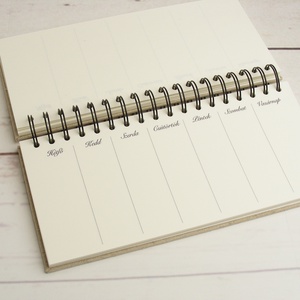 Horgászos heti tervező, egyszerű spirálos napló. Natúr vászon, elöl horgászjelenet, hátul halak. Két évre szóló naptár - otthon & életmód - papír, írószer - naptár & tervező - Meska.hu