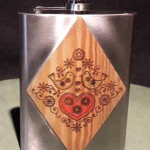 Flaska furnérozva - otthon & életmód - konyhafelszerelés, tálalás - flaska, csatos üveg - Meska.hu Flaska furnérozva - otthon & életmód - konyhafelszerelés, tálalás - flaska, csatos üveg - Meska.hu