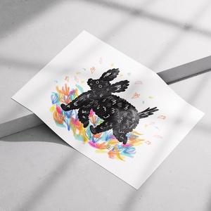Puli illusztráció - Meska.hu