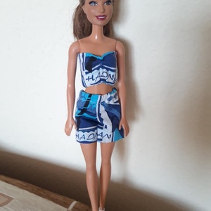 Trendi fürdőruha Barbie és Ken típusú babáknak - játék & sport - baba & babaház - barbie ruhák - Meska.hu