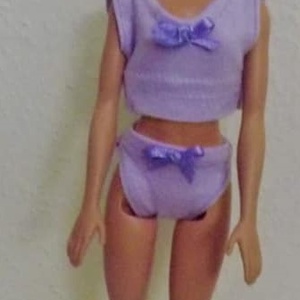 Fehérnemű Barbie és Ken típusú babáknak - játék & sport - baba & babaház - babaruha, babakellék - Meska.hu