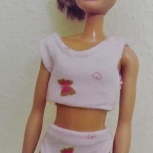 Fehérnemű Barbie típusú babáknak - játék & sport - baba & babaház - barbie ruhák - Meska.hu