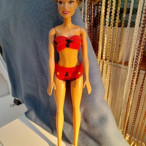 Fürdőruha Barbie és Ken típusú babák részére - játék & sport - baba & babaház - babaruha, babakellék - Meska.hu