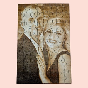 Gravírozott fénykép puzzle - karácsony - karácsonyi ajándékozás - karácsonyi képeslap, üdvözlőlap, ajándékkísérő - Meska.hu