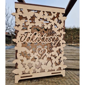 Esküvői pénzgyűjtő láda - esküvő - emlék & ajándék - nászajándék - esküvői pénzátadó doboz - Meska.hu