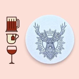 3 db-os Mandala poháralátét szett - otthon & életmód - konyhafelszerelés, tálalás - tálalás - tányér- és poháralátét - Meska.hu