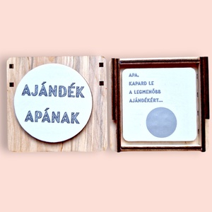 Kaparós bababejelentő - Apa - otthon & életmód - papír, írószer - ajándékozás kellékei - ajándék sorsjegy - Meska.hu