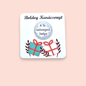 Karácsonyi kaparós sorsjegy díszdobozban - Meska.hu