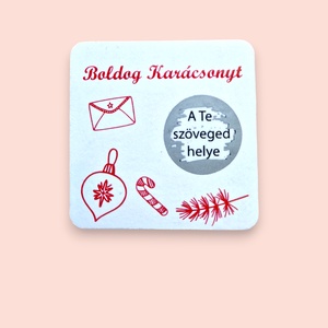 Karácsonyi kaparós sorsjegy díszdobozban - Meska.hu