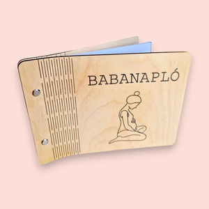 Babanapló, terhességi napló - otthon & életmód - papír, írószer - jegyzetfüzet & napló - Meska.hu