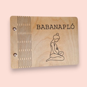 Babanapló, terhességi napló - otthon & életmód - papír, írószer - jegyzetfüzet & napló - Meska.hu