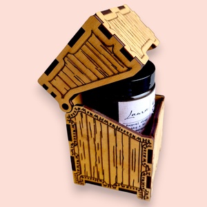 Illatgyertya születésnapi ajándék egyedi névvel - karácsony - karácsonyi lakásdekoráció - karácsonyi illatgyertya, mécses - Meska.hu