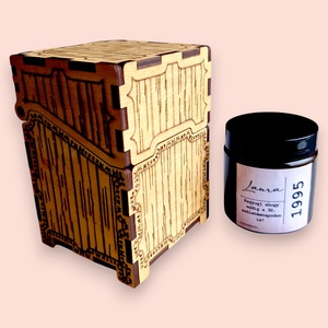 Illatgyertya születésnapi ajándék egyedi névvel - karácsony - karácsonyi lakásdekoráció - karácsonyi illatgyertya, mécses - Meska.hu