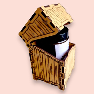 Illatgyertya egyedi névvel - karácsony - karácsonyi lakásdekoráció - karácsonyi illatgyertya, mécses - Meska.hu