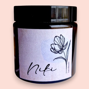 Illatgyertya egyedi névvel - karácsony - karácsonyi lakásdekoráció - karácsonyi illatgyertya, mécses - Meska.hu