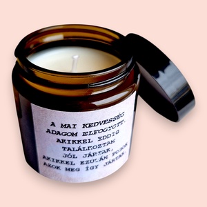 Illatgyertya ajándék, Karácsony, Karácsonyi lakásdekoráció, Karácsonyi illatgyertya, mécses, Gyertya-, mécseskészítés, MESKA