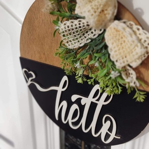 Kopogtató ajtódísz  - otthon & életmód - dekoráció - ajtó- és ablak dekoráció - ajtódísz & kopogtató - Meska.hu