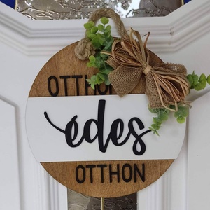Kopogtató ajtódísz - otthon & életmód - dekoráció - ajtó- és ablak dekoráció - ajtódísz & kopogtató - Meska.hu