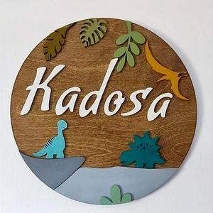 Névtábla, Otthon & Életmód, Babaszoba, gyerekszoba, Gyerek névtábla, Famegmunkálás, Festészet, MESKA