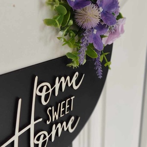 Lila ajtó kopogtató  - otthon & életmód - dekoráció - ajtó- és ablak dekoráció - ajtódísz & kopogtató - Meska.hu