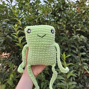 horgolt béka - Meska.hu