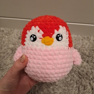 Horgolt Pingvin - játék & sport - plüssállat & játékfigura - más figura - Meska.hu