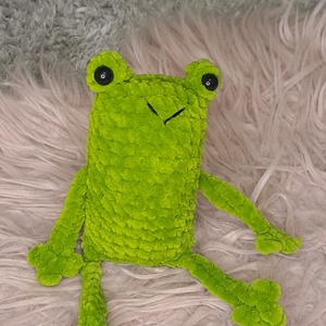 horgolt béka, Játék & Sport, Plüssállat & Játékfigura, Béka, Horgolás, MESKA