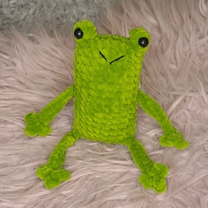 horgolt béka - játék & sport - plüssállat & játékfigura - béka - Meska.hu