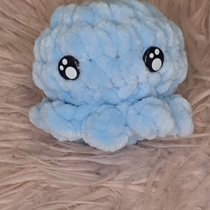 horgolt polip, közepes méretű  - játék & sport - plüssállat & játékfigura - béka - Meska.hu