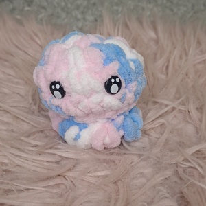 horgolt polip, közepes méretű  - játék & sport - plüssállat & játékfigura - béka - Meska.hu