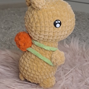 Horgolt capybara gyümölcstáskával - Meska.hu