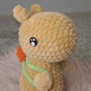 Horgolt capybara gyümölcstáskával - játék & sport - plüssállat & játékfigura - nyuszi - Meska.hu