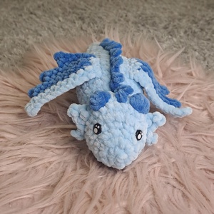 Horgolt sárkány - játék & sport - plüssállat & játékfigura - nyuszi - Meska.hu