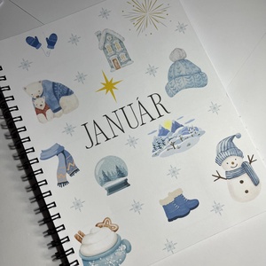 Határidőnapló - otthon & életmód - papír, írószer - jegyzetfüzet & napló - Meska.hu