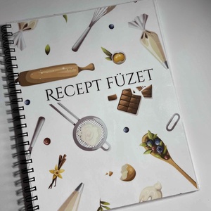 Receptfüzet, Otthon & Életmód, Konyhafelszerelés, tálalás, Sütés, főzés, Receptfüzet, Fotó, grafika, rajz, illusztráció, MESKA