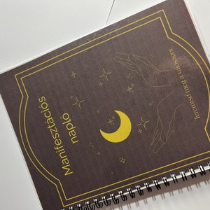 Manifesztációs napló, Otthon & Életmód, Papír, írószer, Jegyzetfüzet & Napló, Fotó, grafika, rajz, illusztráció, MESKA