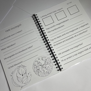 Manifesztációs napló - otthon & életmód - papír, írószer - jegyzetfüzet & napló - Meska.hu