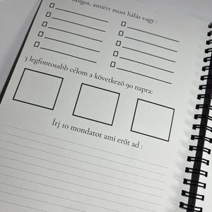 Manifesztációs napló - otthon & életmód - papír, írószer - jegyzetfüzet & napló - Meska.hu