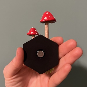 Mesegomba hűtőmágnes - otthon & életmód - konyhafelszerelés, tálalás - konyhai dekoráció - hűtőmágnes - Meska.hu