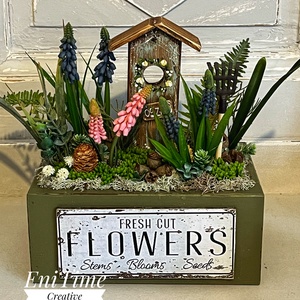 Tavaszi asztali dekoráció - Meska.hu