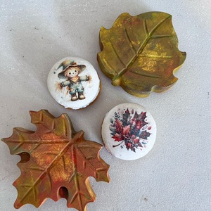 Modellgipsz őszi figurák, Kellékek & szerszámok, Dekorációs kellékek, Figurák, Gipszöntés, Decoupage, transzfer és szalvétatechnika, MESKA