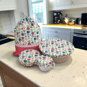 Kenyeres zsák, ételfedő szettel, Otthon & Életmód, Konyhafelszerelés, tálalás, Konyhai tárolás, Kenyértartó, Varrás, MESKA