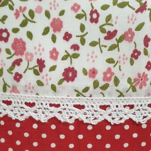 Kenyeres, pékárus zsák pamut csipkével  - otthon & életmód - konyhafelszerelés, tálalás - konyhai tárolás - kenyértartó - Meska.hu