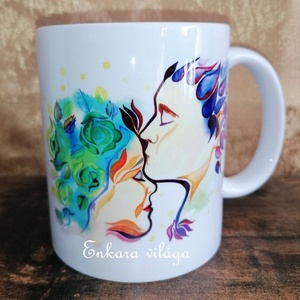 Homlokcsók bögre felirattal - 5. - otthon & életmód - konyhafelszerelés, tálalás - tálalás - bögre & csésze - Meska.hu