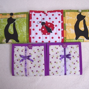 Készletkisöprés !!!Összecsukható szatyor,   olajzöld, cicás zsebbel -  - Meska.hu