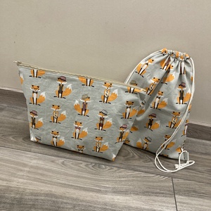 Rókás utazószett /ovis szett  - Meska.hu