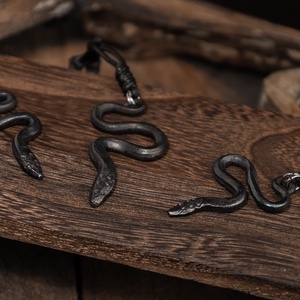 Kovácsolt Kígyó medál - ékszer - nyaklánc - medál - Meska.hu